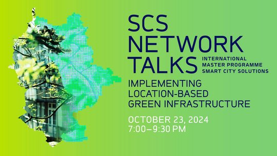 Grafik zur Bewerbung der SCS Network Talks