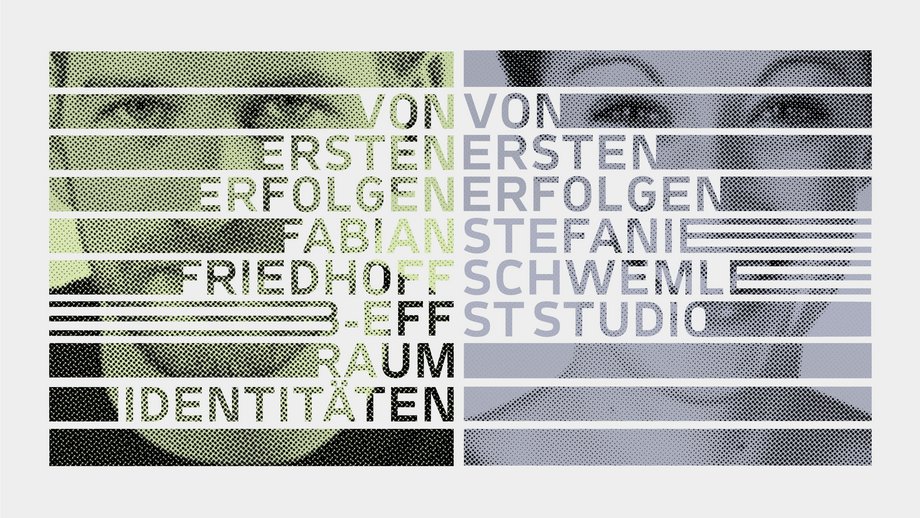 Bewerbung mit zwei Portraits der Referent:Innen der Vortragsreihe im Dezember 2024