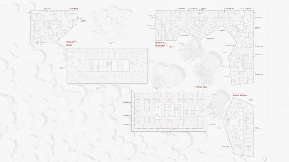 Grundriss OG der Master-Thesis How to not demolish a building