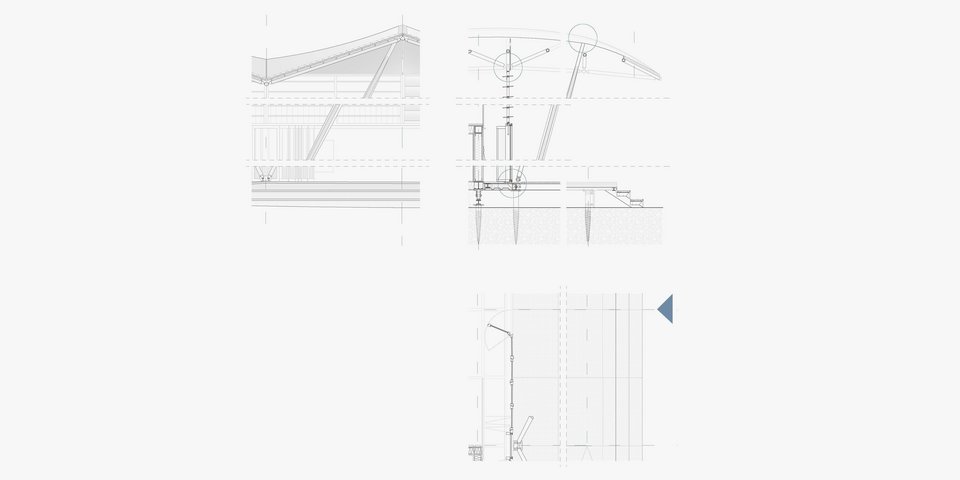 Dreitafelprojektion der Studienarbeit STUDI-WAVE