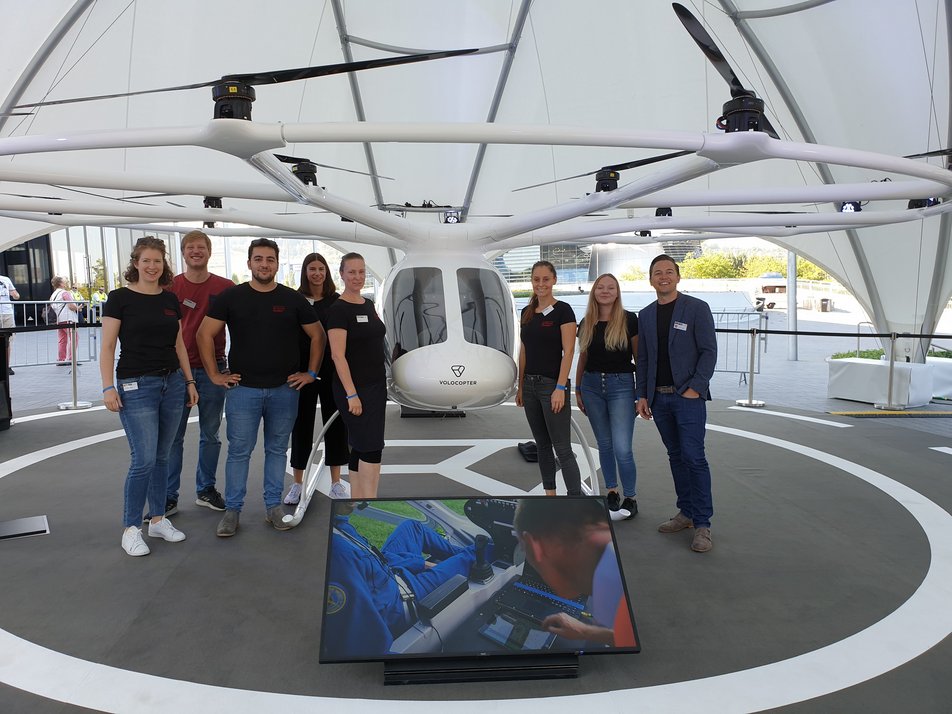 Das Team der HFT beim Event Vision Smart City am 14.09.2019